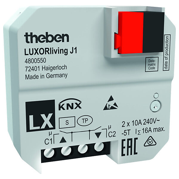 Theben UP-Jalousieaktor 1 Kanal LUXORliving J1